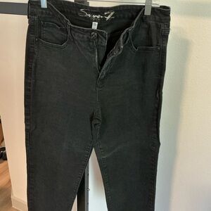 Seven7 Women's Dark Gray Skinny Jeans